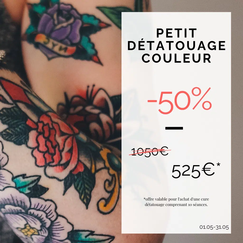 Petit détatouage couleur